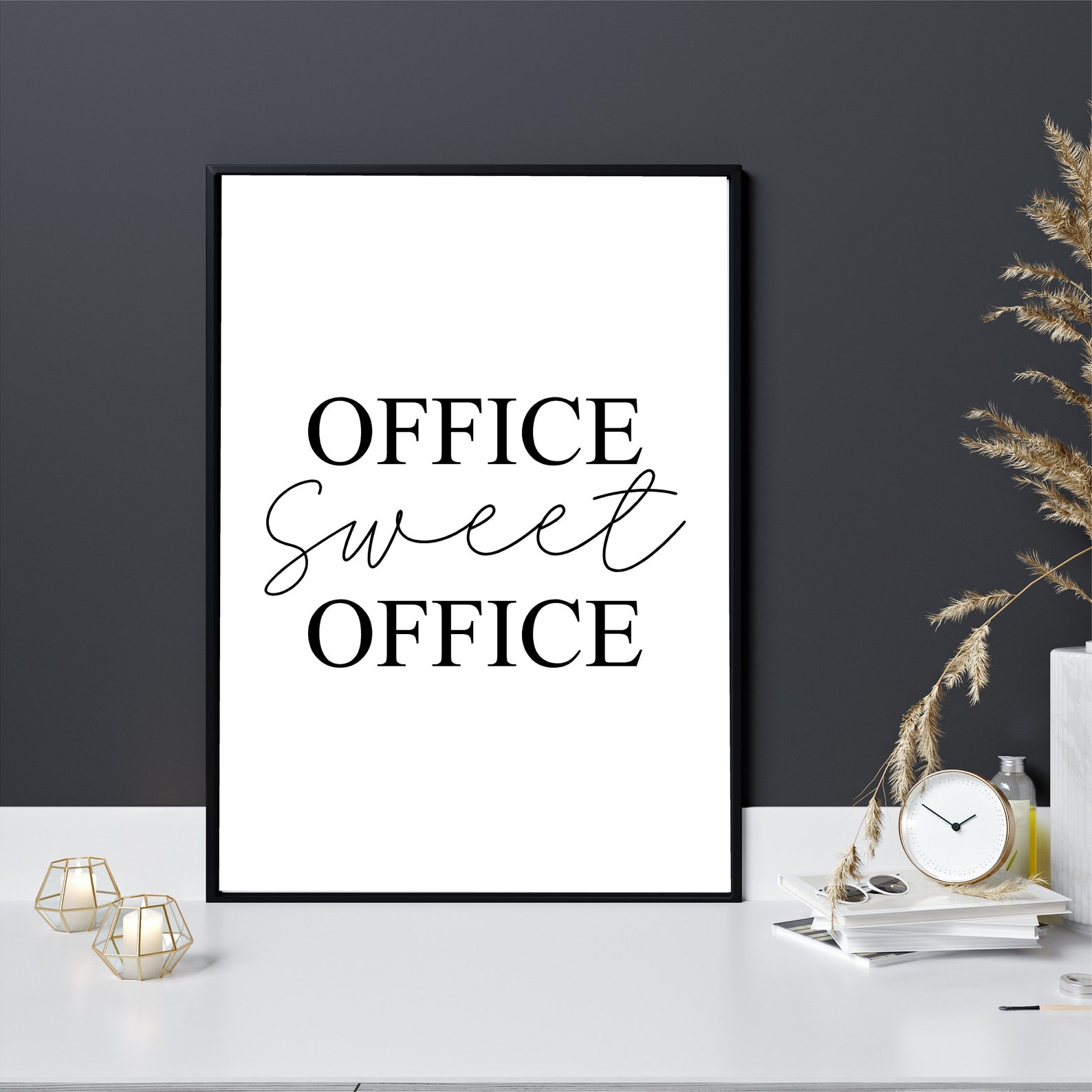 Office Sweet Office Home Office Printable Art Office Decor | Etsy