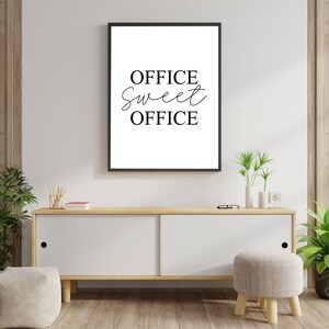 Office Sweet Office, Home Office, Printable Art, Office Decor image 7