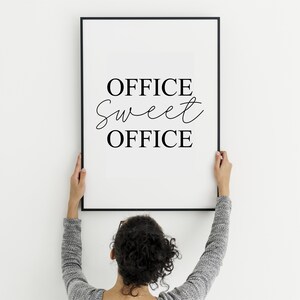 Office Sweet Office, Home Office, Printable Art, Office Decor image 9