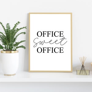 Office Sweet Office, Home Office, Printable Art, Office Decor image 8