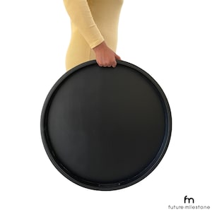 Ottoman Tray Large, Farmhouse tray, Wooden tray, Breakfast tray, Kitchen tray, Serving Tray, Wood Tray, Wedding decor, Round Ottoman Trays