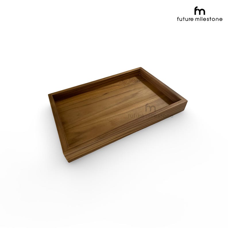 Ottoman Tray, Large, Farmhouse tray, Wooden tray, Breakfast tray, Kitchen tray, Serving Tray, Wood Tray, Wedding decor, Personalized Tray image 5