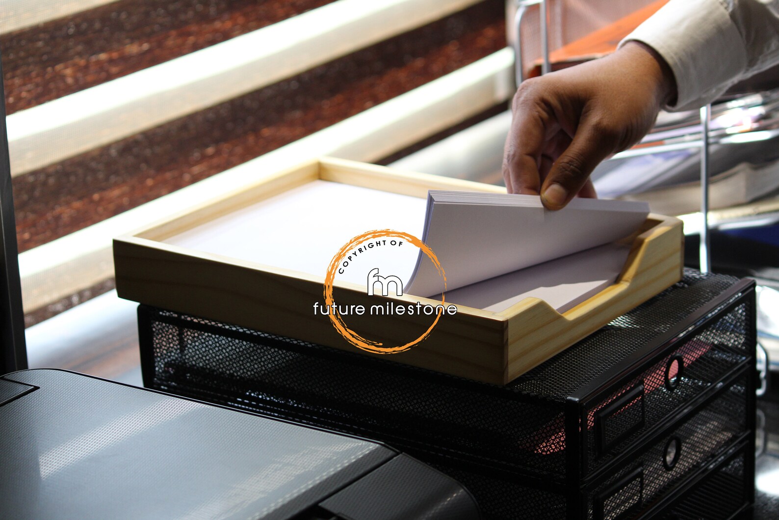 Paperwork Box Office Organizer Outbox Inbox Wood Tray A4 Paper - Etsy