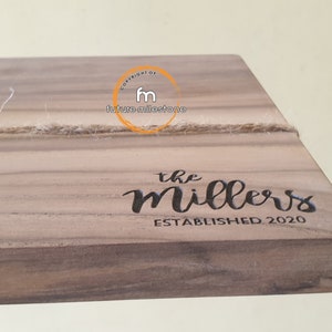 Personalized Cutting Board, Teak Wood Engraved Cutting Board, Custom gift board, Housewarming Gift, Anniversary Gift, Custom Butcher Board