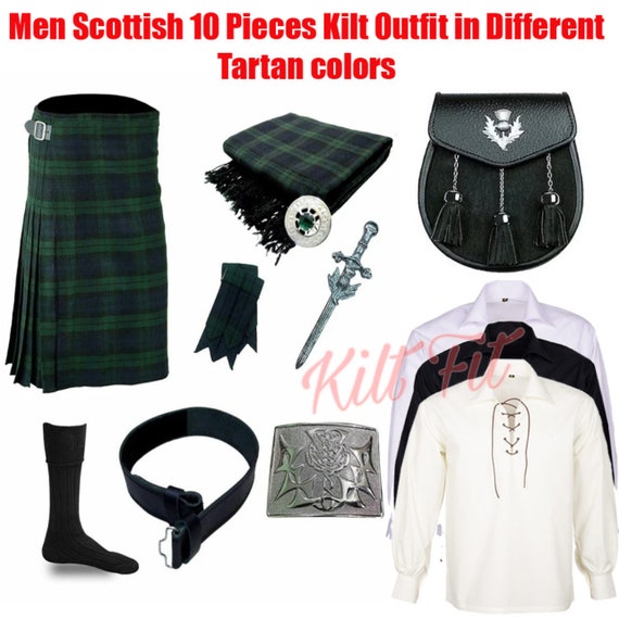 Traje de falda escocesa para hombre de las Highlands escocesas - Etsy México