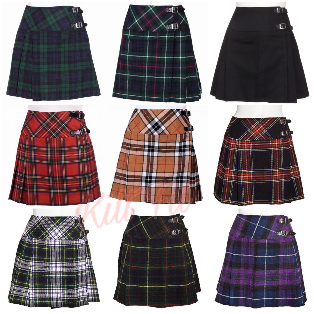 Ladies Kilt Skirt 20 Inch Length for Women Waist Sizes 24 to 46 ...