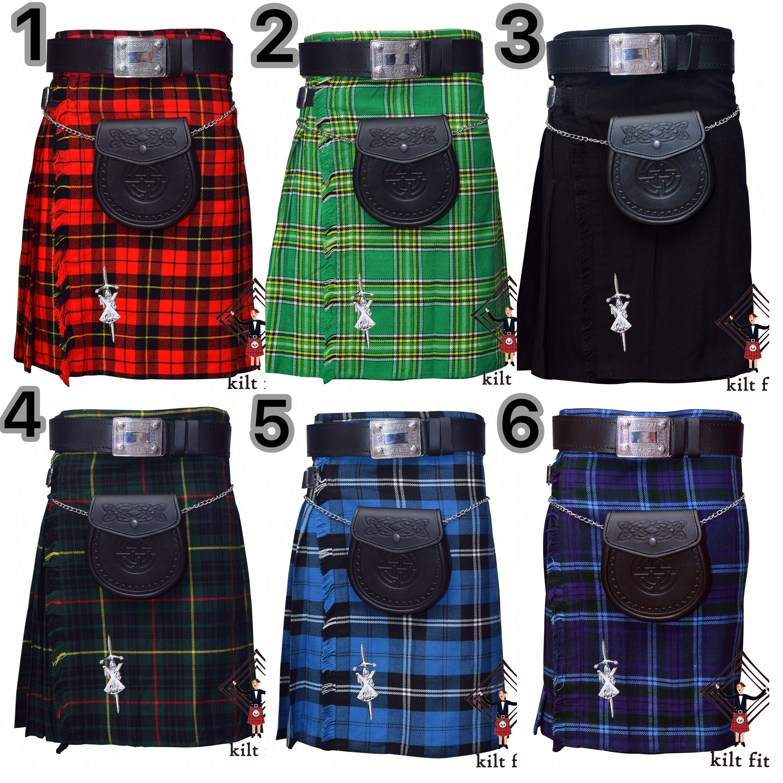 El kilt: orgullo de los hombres escoceses que trasciende la