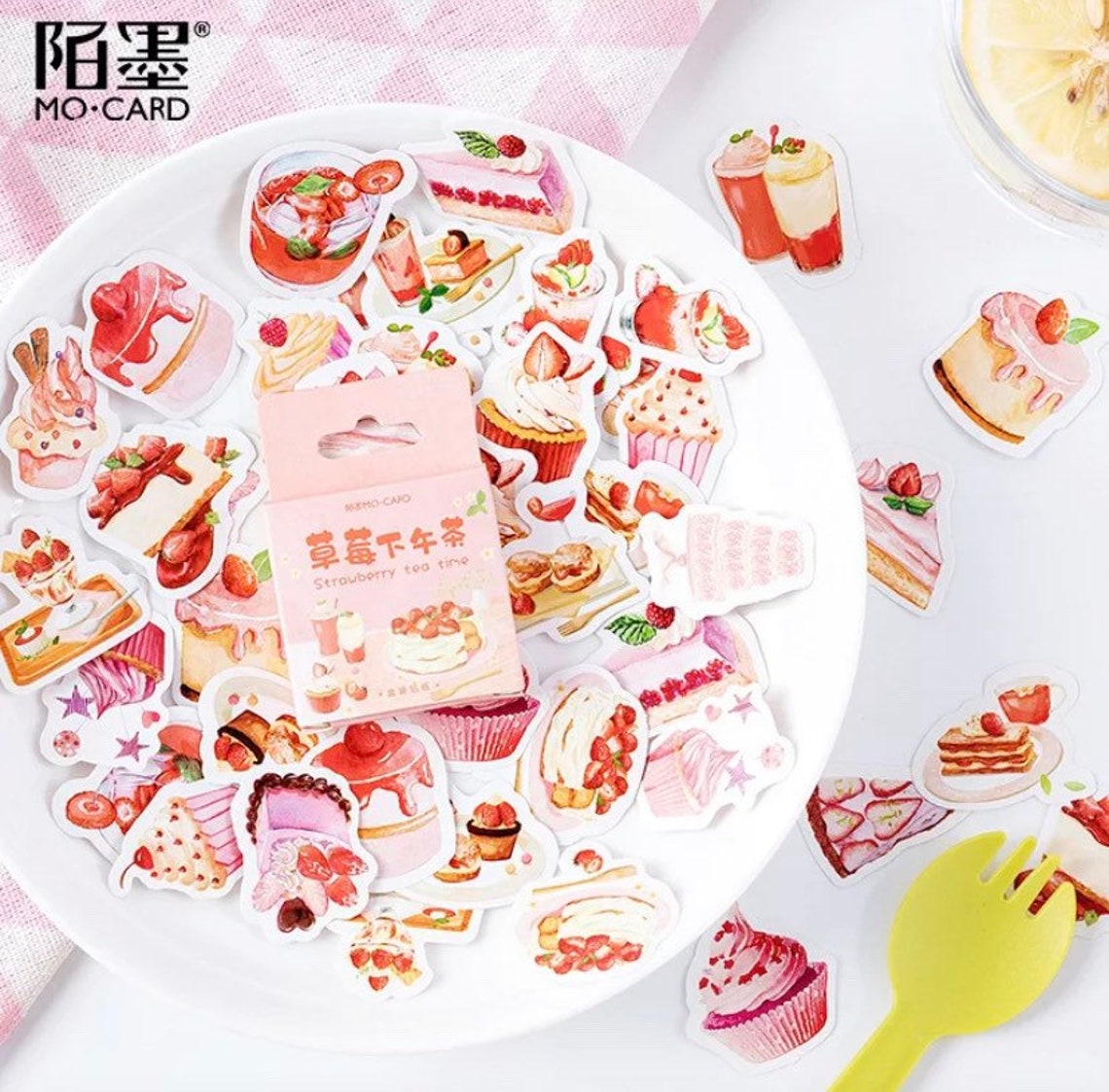 Kawaii cakes sticker pack Etsy