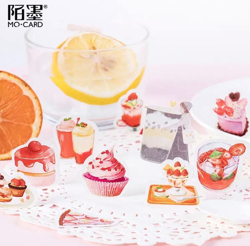 Kawaii cakes sticker pack Etsy