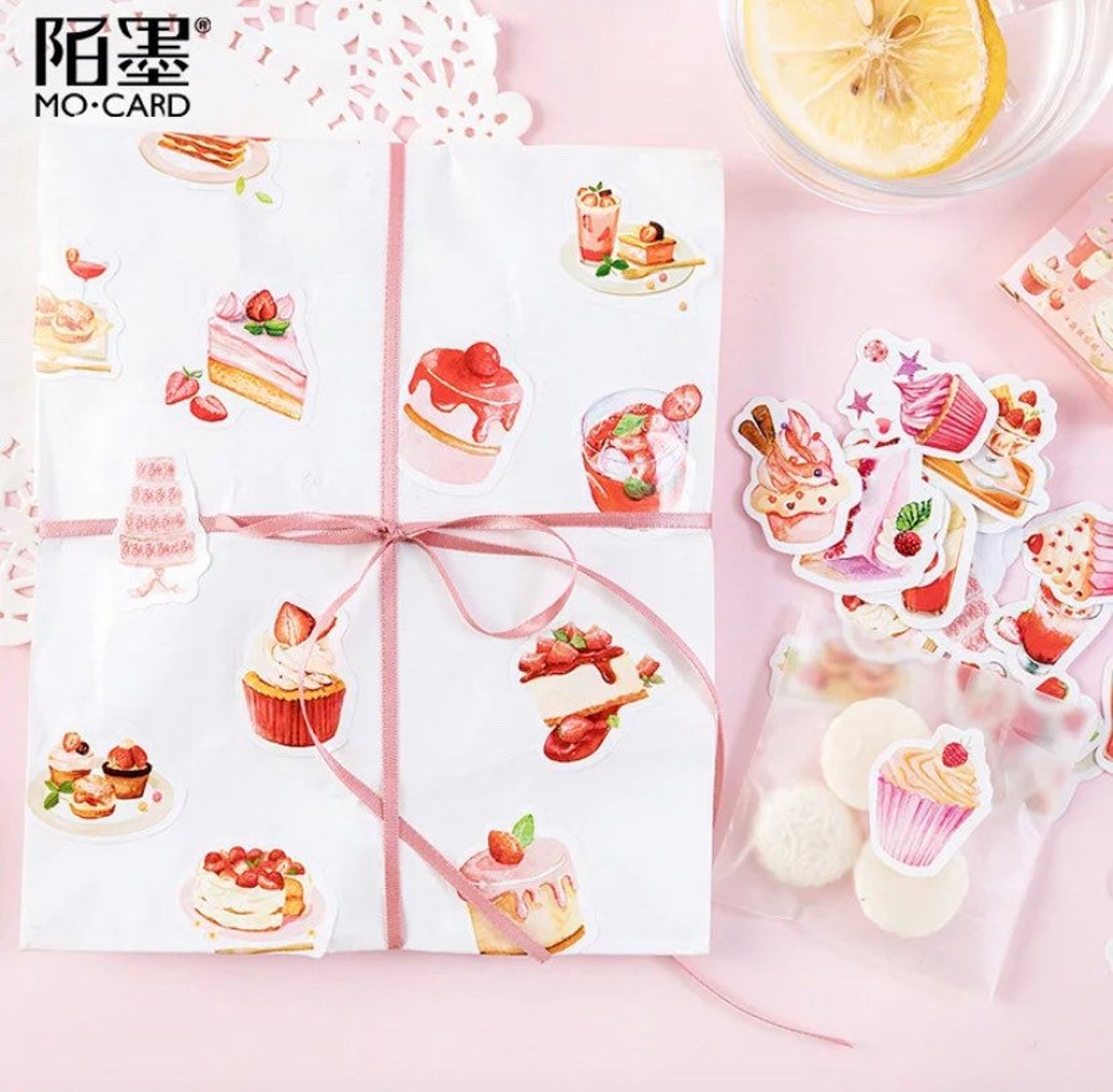 Kawaii cakes sticker pack Etsy