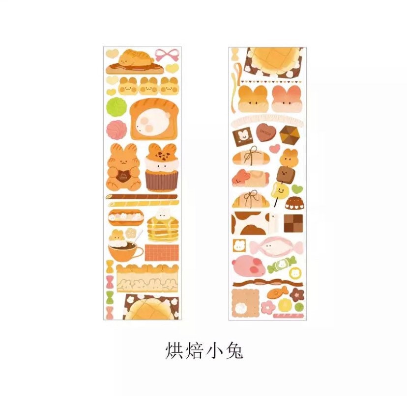 kawaii themed sticker pack etsy
