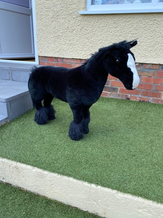 large soft toy horse