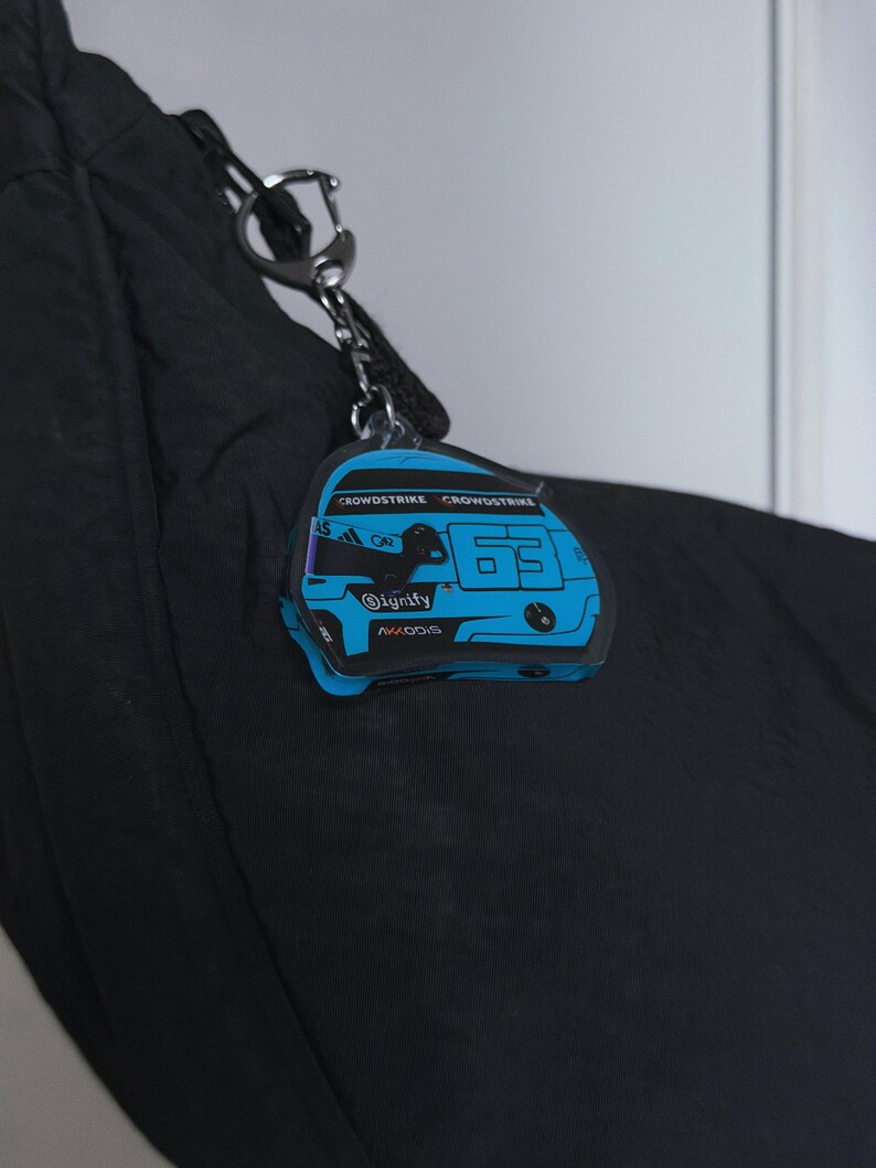 2025 Formula 1 Helmet Keychain - George Russell - Etsy