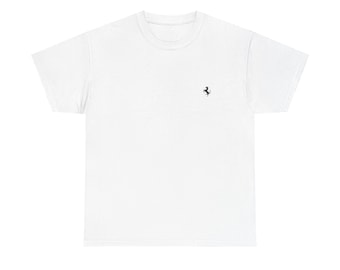 Ferrari Leclerc Fan Tee, Unisex Heavy Cotton Tee, Racing Apparel, Formula One Shirt, Sports Fan Gift, Motorsport T-Shirt