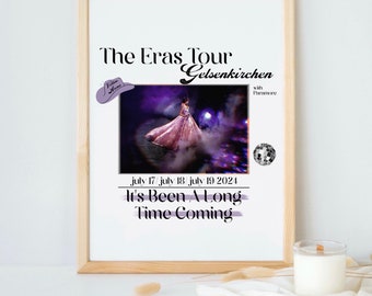 Kunstdruck/ Wandposter - „The Eras Tour Gelsenkirchen“