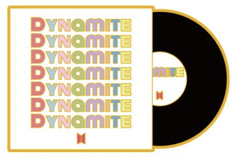 BTS Pin Dynamite Enamel Pin BTS enamel pin BT21 KPop Hallyu Korea Bangtan