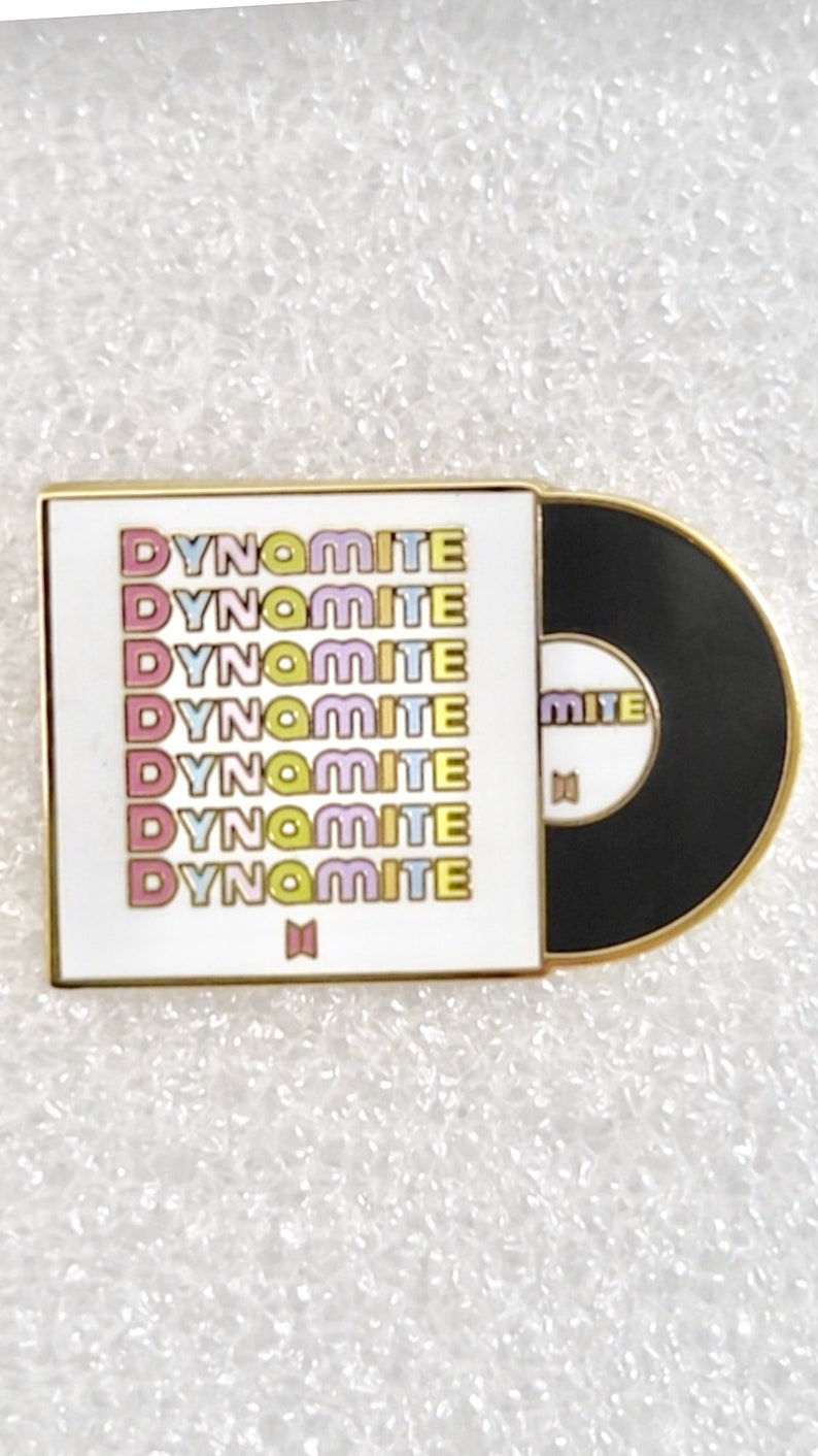 BTS Pin Dynamite Enamel Pin BTS enamel pin BT21 KPop Hallyu Korea Bangtan