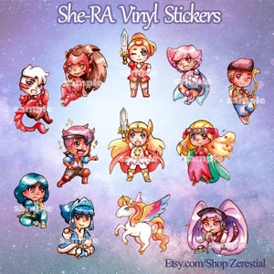 She-Ra Vinyl Stickers