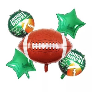 Football Theme Party Balloons,Football Touchdown Balloons,Football Birthday Decorations,Football Party Supplies,Football Game Day Supplies