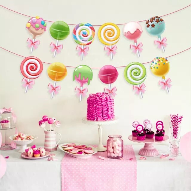 Candy Lollipops Banner