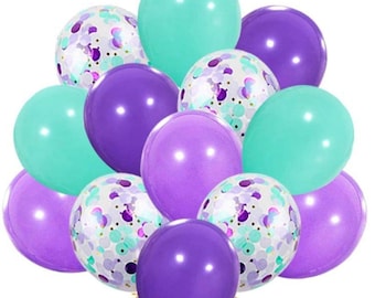 Teal Purple And Turquoise Baby Shower Decorations Teal/turquoise