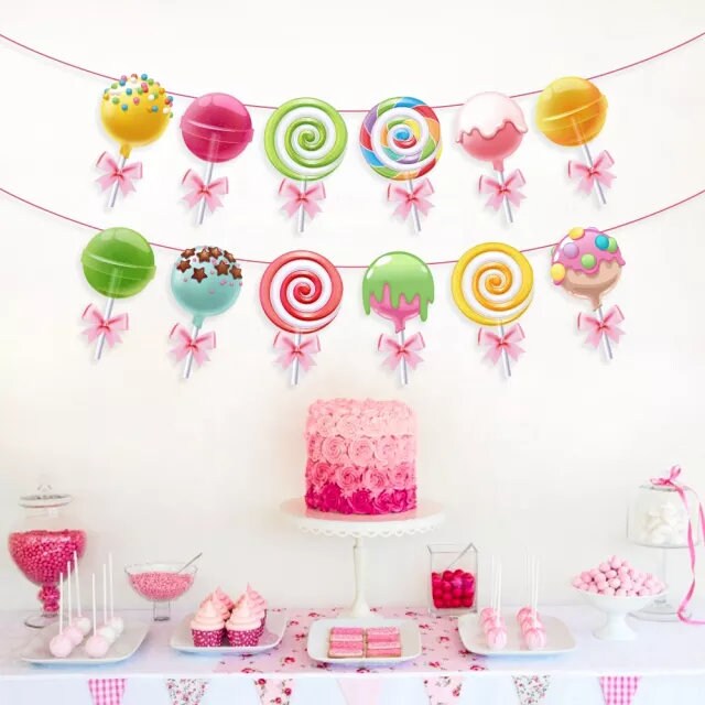 Candy Lollipops Banner