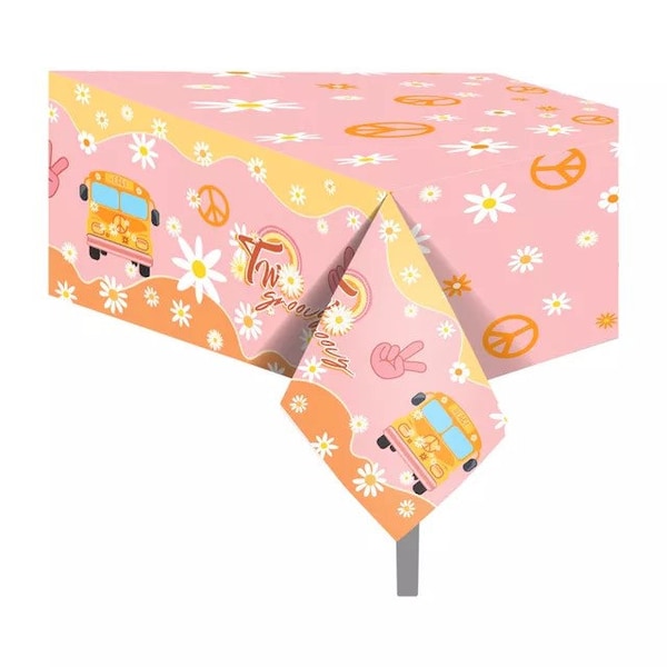 School Bus Tablecloth Etsy
