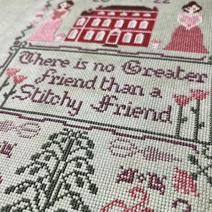 Friendship Sampler Cross Stitch Pattern - Digital Pattern with Printable and Pattern Keeper compatible PDFs