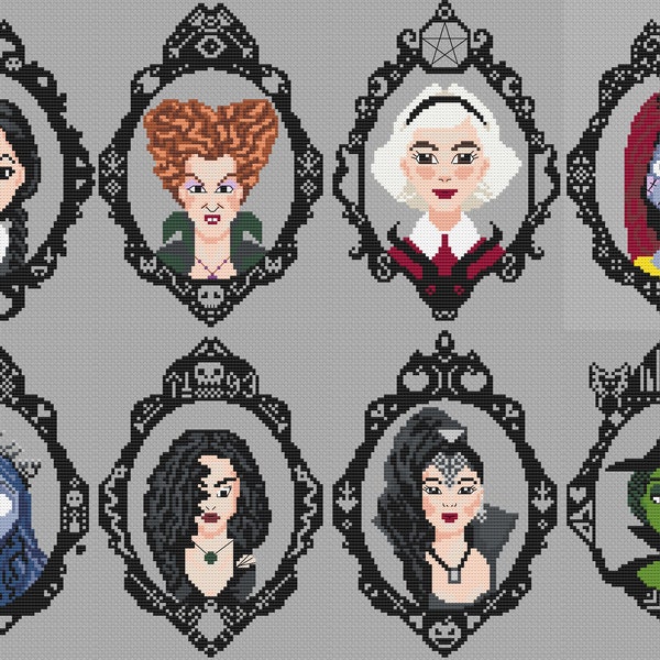 Goth Girls SAL - Complete DIGITAL collection with bonus pattern