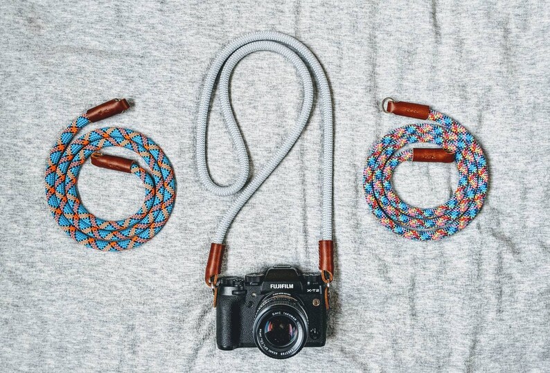 NEW Climbing Rope Camera Strap 8 flavours Universal fit for Etsy