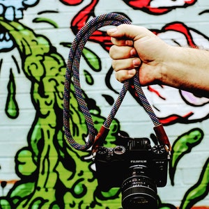 Courroie en corde pour appareil photo Couleurs rétro classiques, longueurs personnalisées pour appareil photo de style vintage et reflex numérique moderne appareils photo sans miroir fabriqué au Royaume-Uni image 9