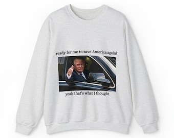MAGA Sweatshirt, Make America Great Again, Trump 2024 Sweatshirt, Conservative Gift, Patriot Sweatshirt, Republican Sweatshirt