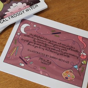 Madge the Froggy Witch Coloring Book-witch Coloring Book-halloween Coloring Pages-adult Coloring ...