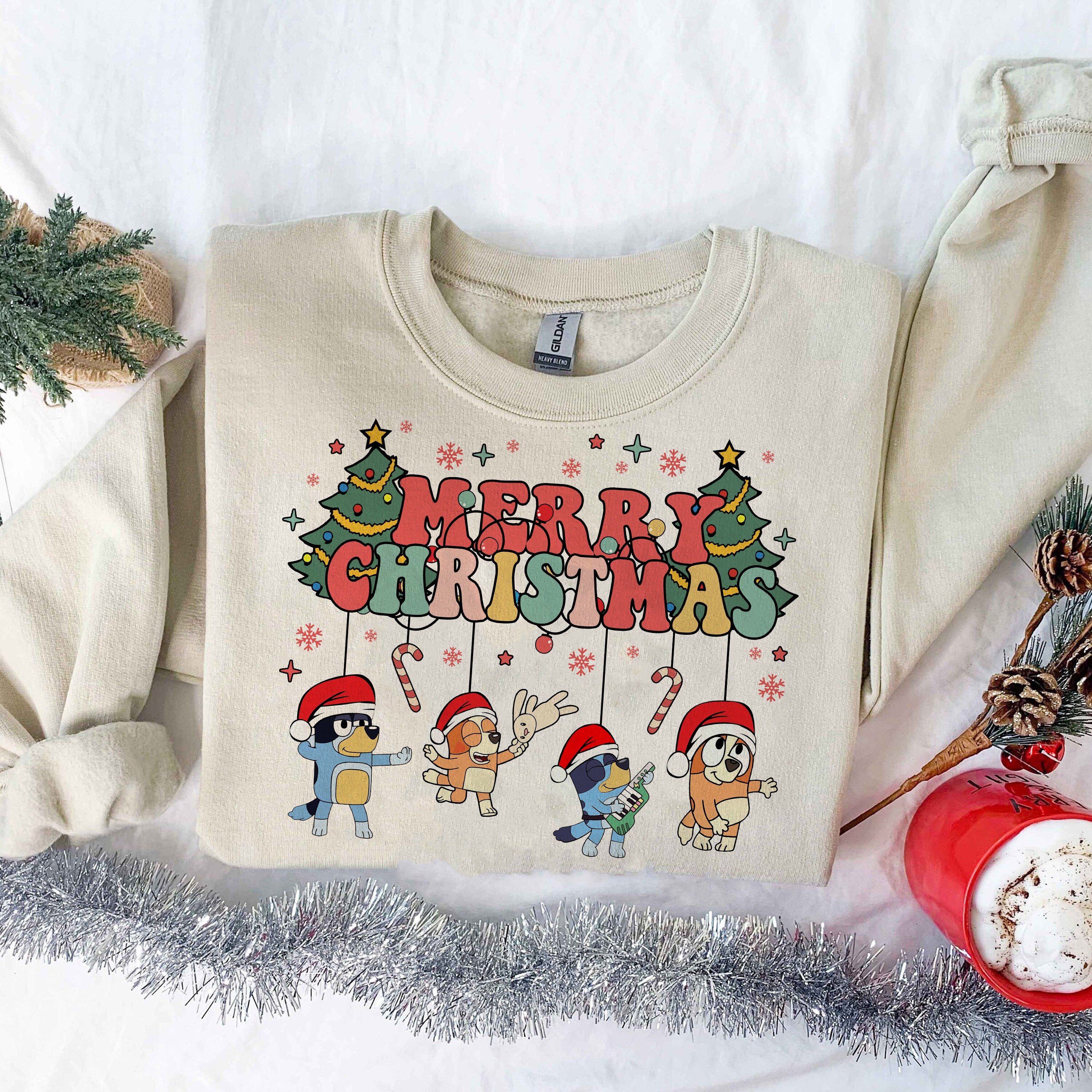 Bluey Hocus Pocus Christmas Pajamas for The Whole Family TWS by Vinco S