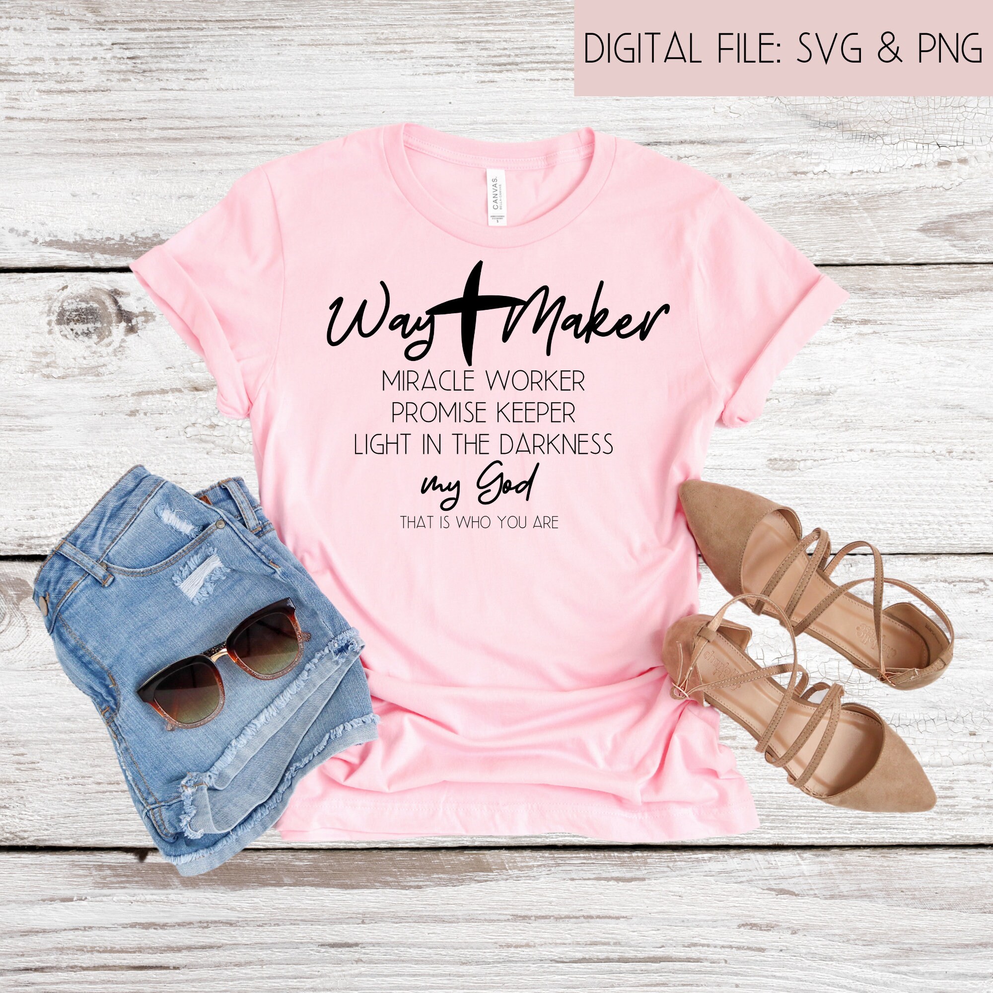 Download Christelijke SVG-bestanden voor shirts waymaker svg | Etsy