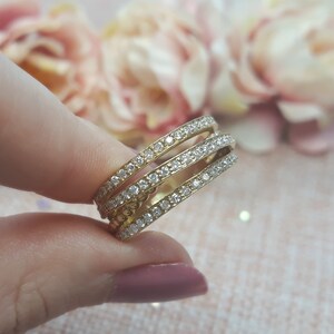 3 line Gold diamonds Ring in/14k/18k,0.60 carat Round cut Diamond Ring, Annivesary Ring, Engagement Ring, Wedding Ring, Mesmorajewelry,gift