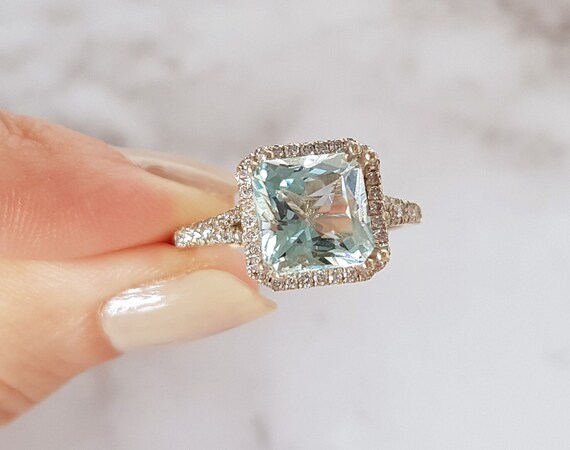 Aquamarine stone rings sale new arrivals