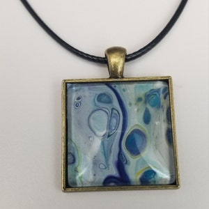 Necklaces/Variety- Handmade Paint Pour