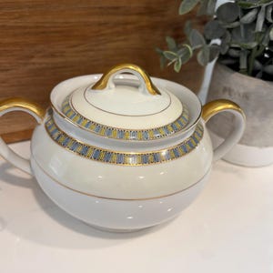 生活雑貨 Noritake Teapot | White and Gold Noritake Haku Teapot