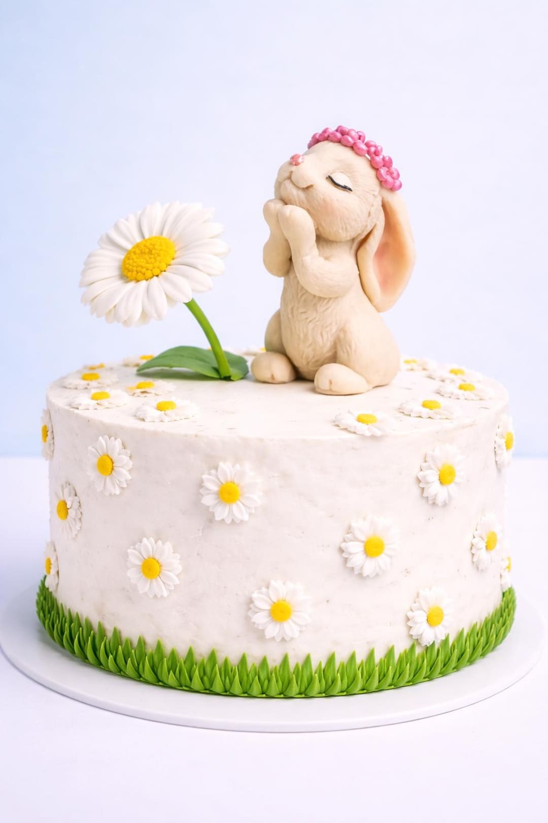 Fondant Bunny Rabbit Sugar Paste Cake Toppers Birthdays Baby Shower ...