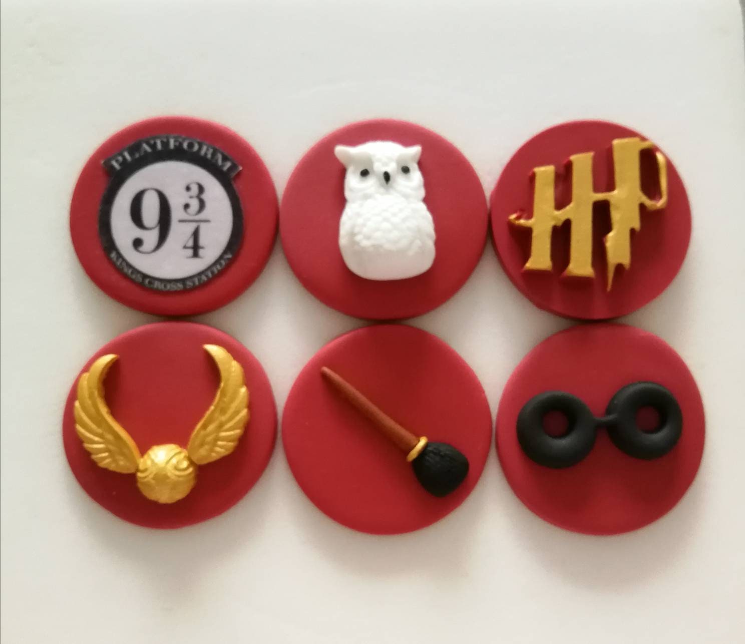 Handmade Edible Owl, Magical Wizard Theme Birthday Cake Decoration