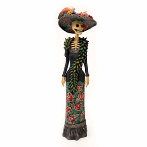 Catrina Frida con serpiente 45 cm. 18 in.