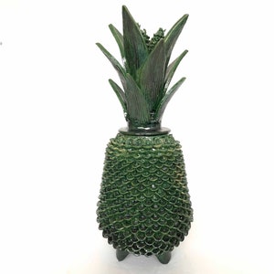 Piña michoacana de barro - Papaya verde - 55 cm. - 22 in. - Arte mexicano tradicional