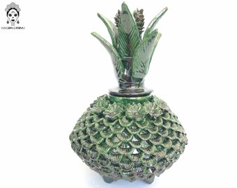 Clay Pineapple from Michoacan - Disk - 33 cm. 13 in. - Different models