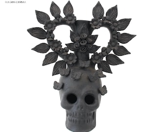 Day of the Dead Candleholder 29 cm. 12 in.