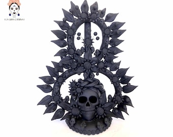 Day of the Dead Skull Offering 41 cm. 16 in.