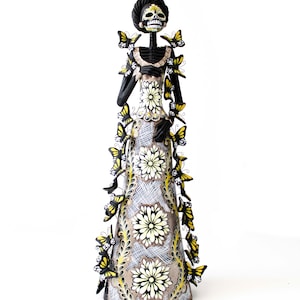 Catrina - La hermana blanca - 50 cm. 20 in. - Arte mexicano