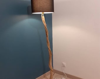 Driftwood floor lamp, Christmas, gifts, original, parties