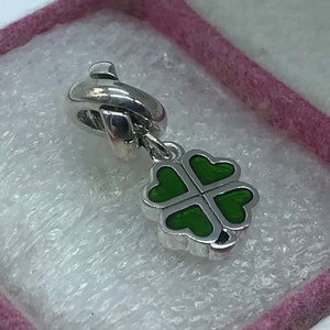 アクセサリー clover Clover Pendant 6764 Swarovski® Jet (280) 23mm - Etsy