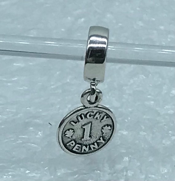 Pandora lucky Penny Keep Me for Good Luck Dangle Pendant - Etsy